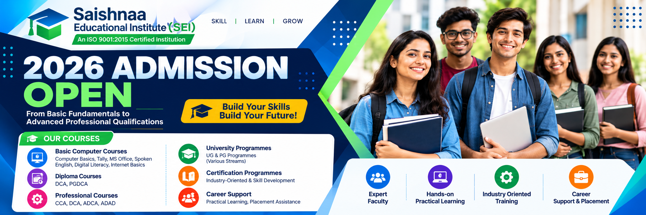 Saishnaa Educational Institute - 2026 Admission Open